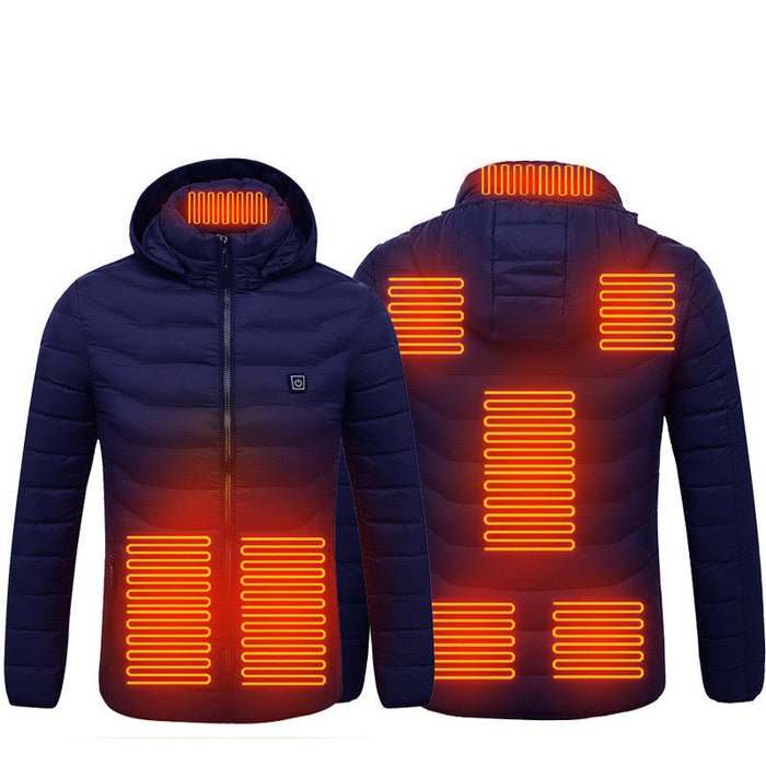 Nueva Chaqueta Eléctrica de Calor Inducido para Invierno